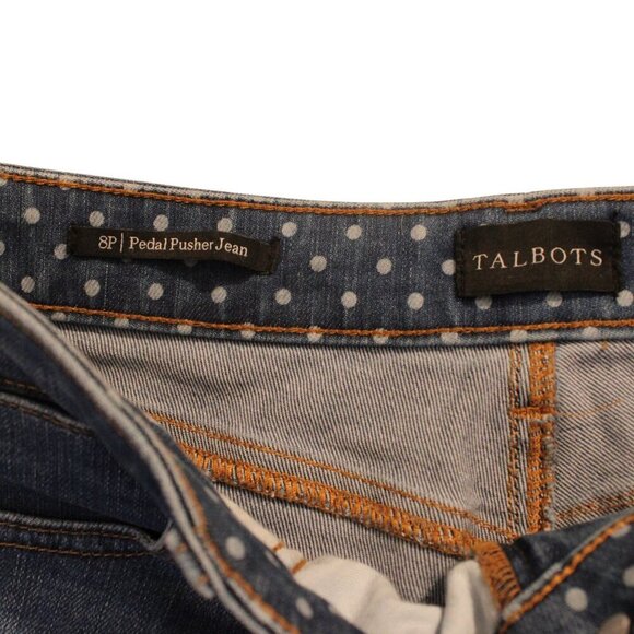Talbots Women's Denim Shorts Size 8P Casual Summer Stretch Jean Short - Picture 4 of 5